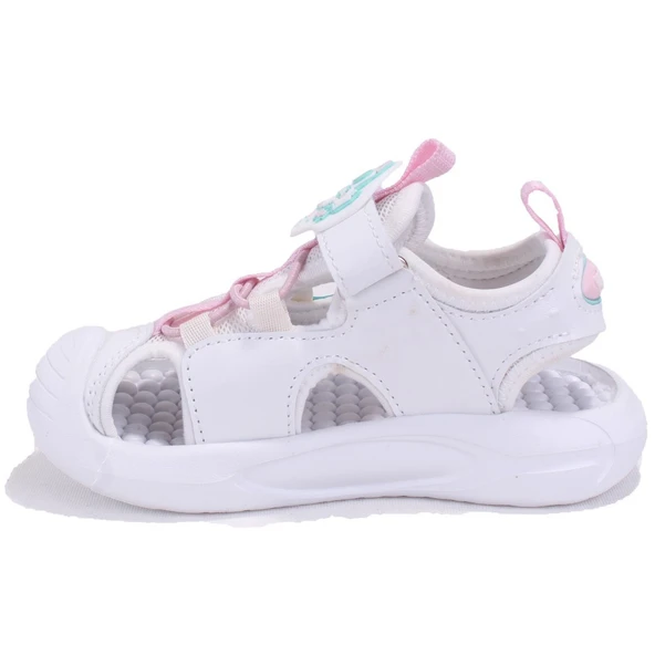 Vicco 332P25Y221 Rocket Beyaz Ortopedik Günlük Işıklı Kız Çocuk Spor Sandalet - 3