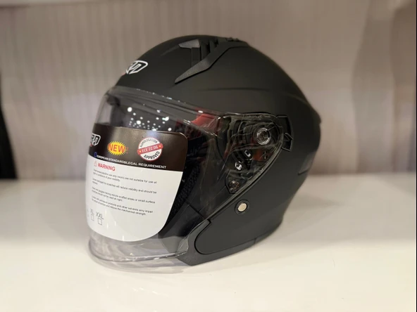 KASK CRN 620 AİR ÇENESİZ MAT SİYAH