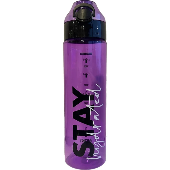 NOKİ SU MATARASI TRİTAN AUTO KAPAK 630 ML Mor