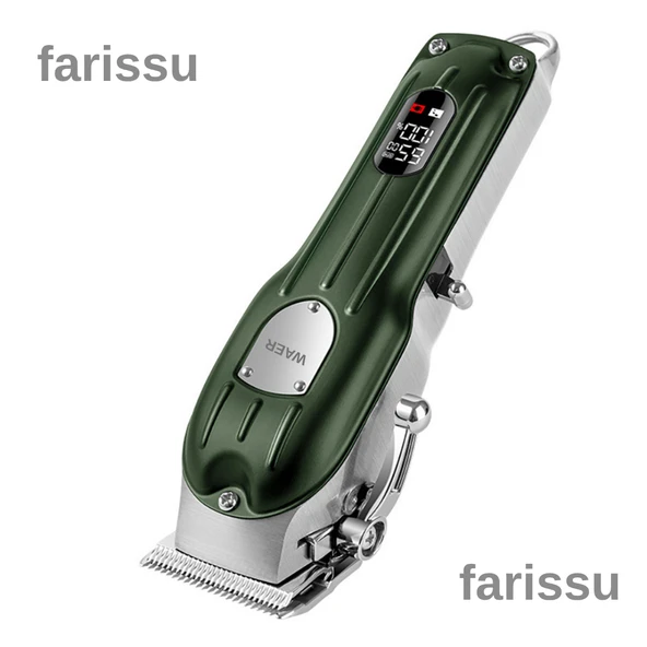 WAER WA-095 Şarjlı Saç ve Sakal Kesme Makinesi – 6500 RPM Güç – 4 Taraklı – USB Şarjlı - 9