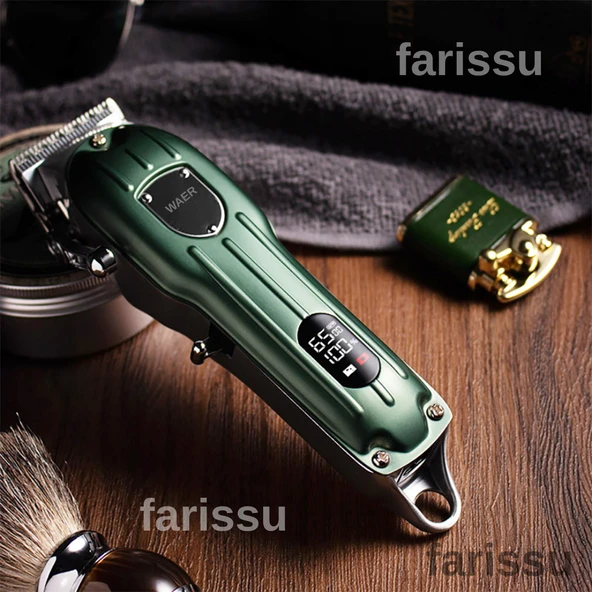 WAER WA-095 Şarjlı Kedi Köpek Tıraş Makinesi | 6500 RPM Motor | 4 Taraklı | USB Şarjlı - 9
