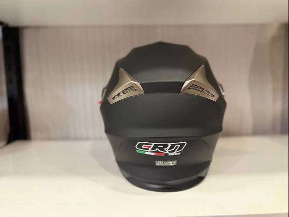 KASK CRN 925 ÇENE AÇILIR MAT SİYAH - 5