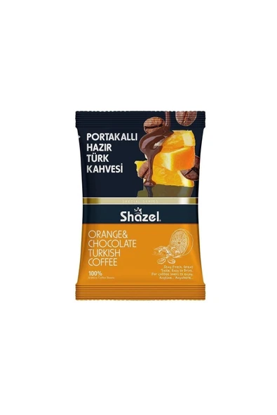Shazel Portakallı Hazır Türk Kahvesi 100g X 3 Adet - 2