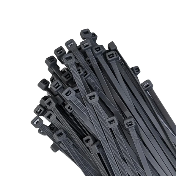 POWERMASTER 37 CM 3.6 MM SİYAH KABLO BAĞI (100'LÜ PAKET)