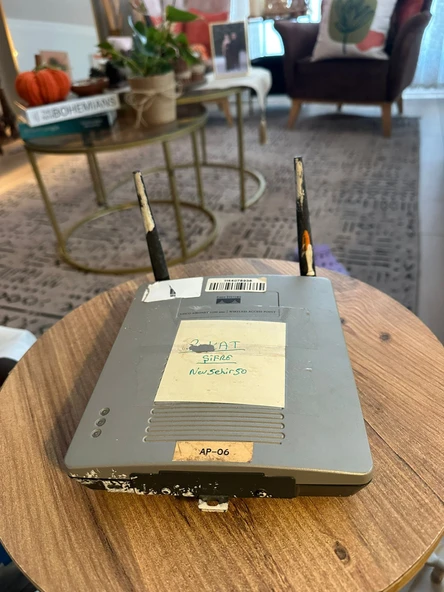 Cisco AIR-AP1231G-E-K9 2.4GHz Wireless Access Point, no PSU, 54 Mbps 2.EL KULLANILMIŞ