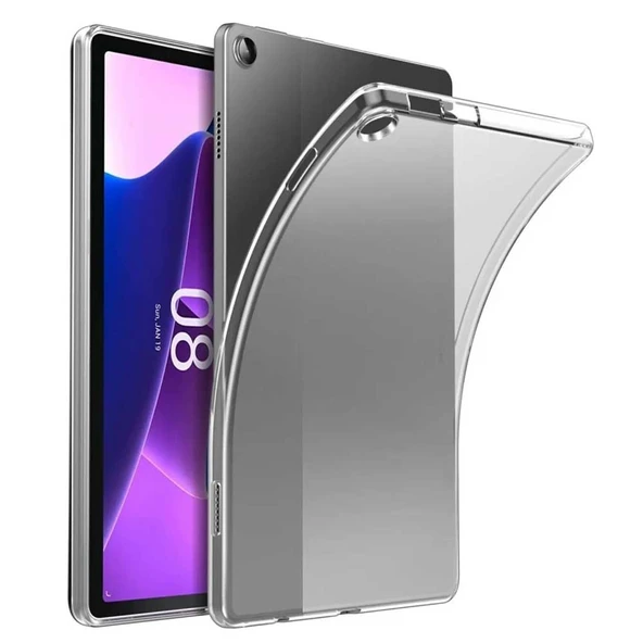 Samsung Galaxy Tab S6 Lite SM P610 Uyumlu Şeffaf Kılıf Cam Kalem Set - Resim 3