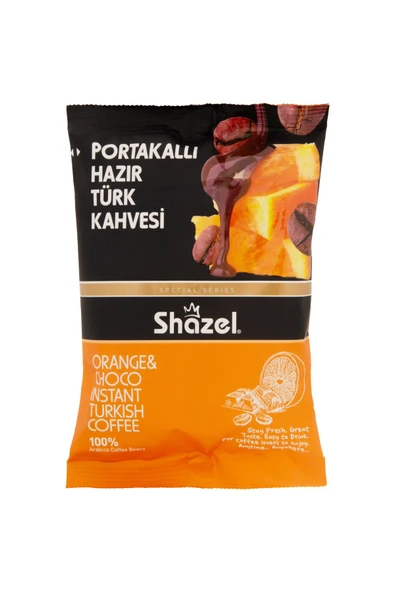 Shazel Portakallı Hazır Türk Kahvesi 100 gr (AROMALI) - 2