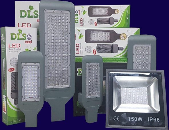 300W DLS Led Projektör Sensör eklenebilir Dış Mekan Aydınlatma - 6