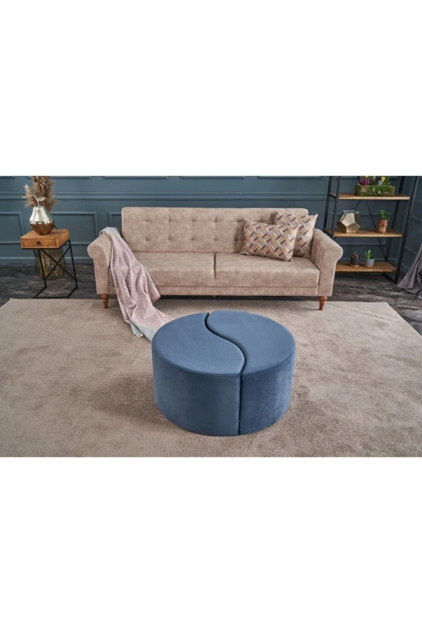 Evdebiz Alis Puf Mavi