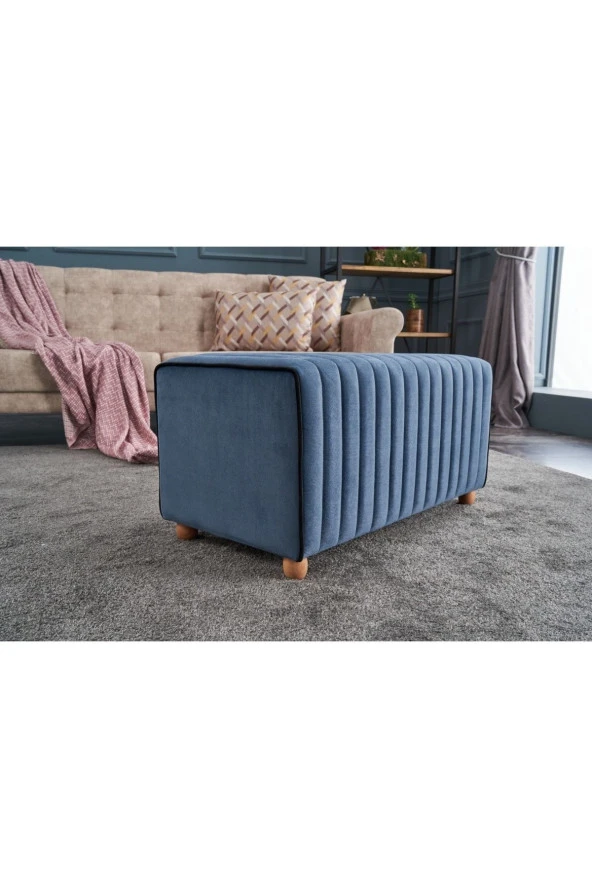 Evdebiz Mavi Mabel Puf - 2