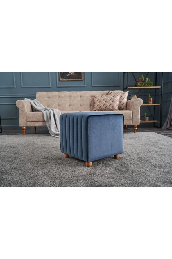 Evdebiz Mavi Mona Puf - 3