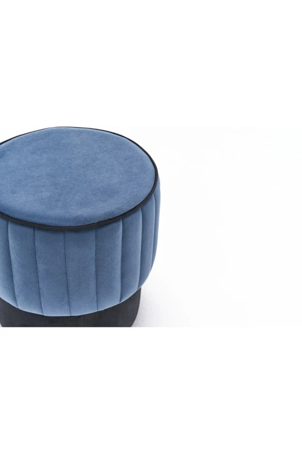 Evdebiz Rose Puf Mavi - 6