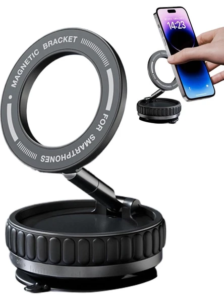 Plentiful Manyetik Araç Telefon Tutucu 360 Derece Dönebilir Araç Cam Ayna Uyumlu K11