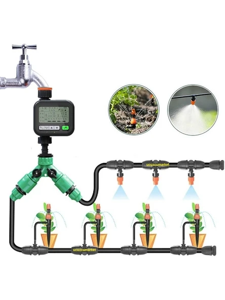 Otomatik Bahçe Sulama Zaman Saati (Lcd Ekran-Digital Progranabilir) - 2