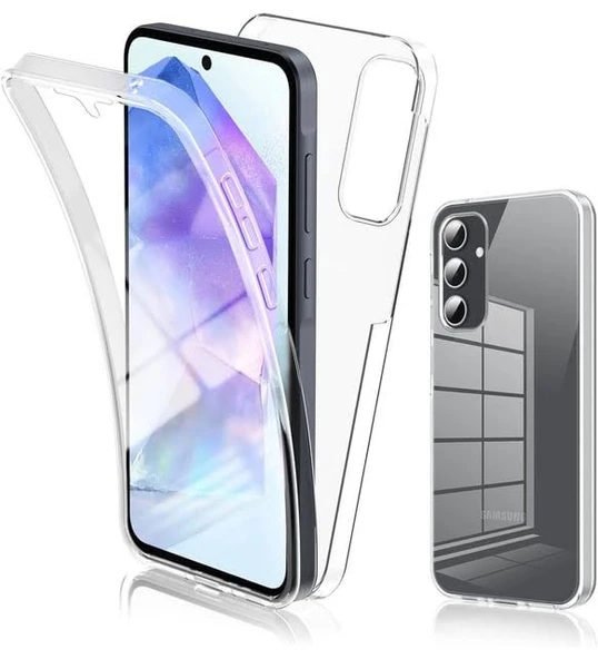 Samsung Galaxy A15 Çift Taraflı Silikon Kılıf