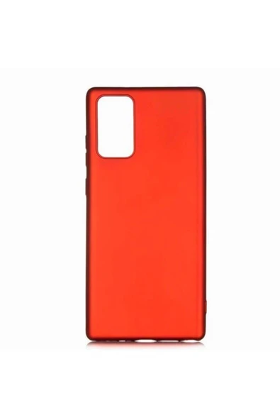 Samsung Galaxy Note 20  Premium Silikon Kılıf Bordo