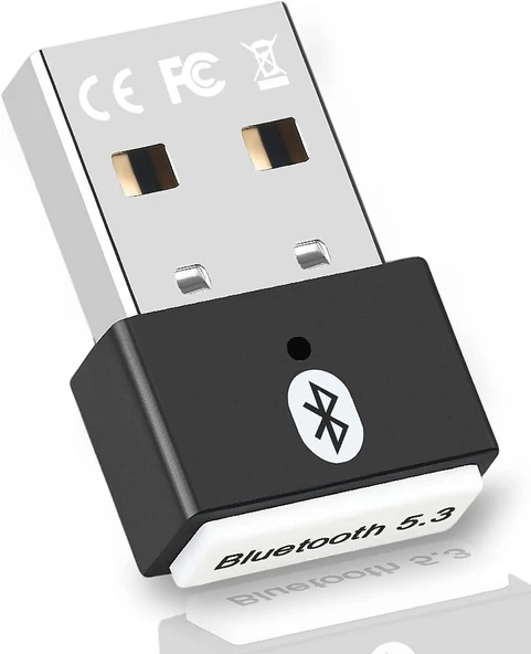 Plentiful Bluetooth Adaptör 5.3 USB Bluetooth Dongle Kablosuz Masaüstü Laptop PC Tak/Çalıştır Windows 11/10/8.1/7 ile Uyumlu