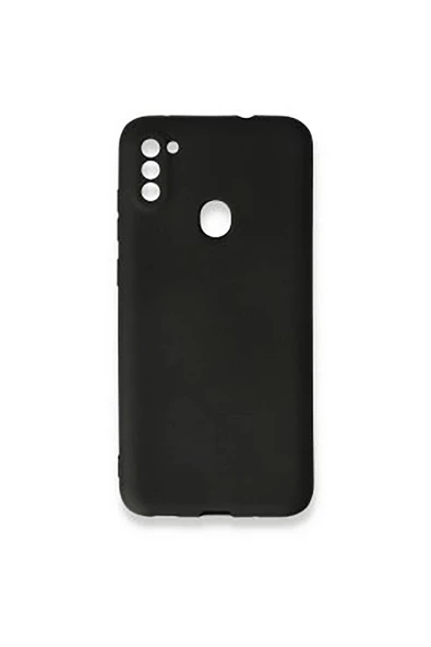Samsung Galaxy M11 Premium Silikon Kılıf Siyah