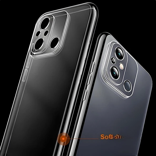 Xiomi Redmi 12C Premium Şeffaf Silikon Kılıf - 3