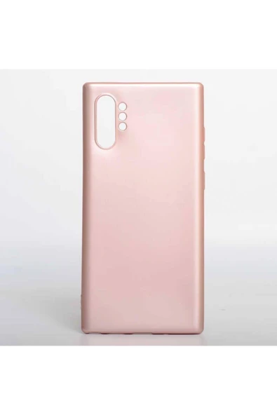 Samsung Galaxy Note 10 Plus Premium Silikon Kılıf Rose Gold
