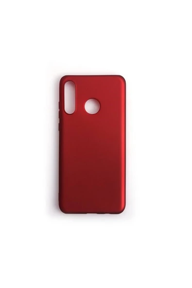 Huawei P30 Lite Premium Silikon Kılıf Bordo