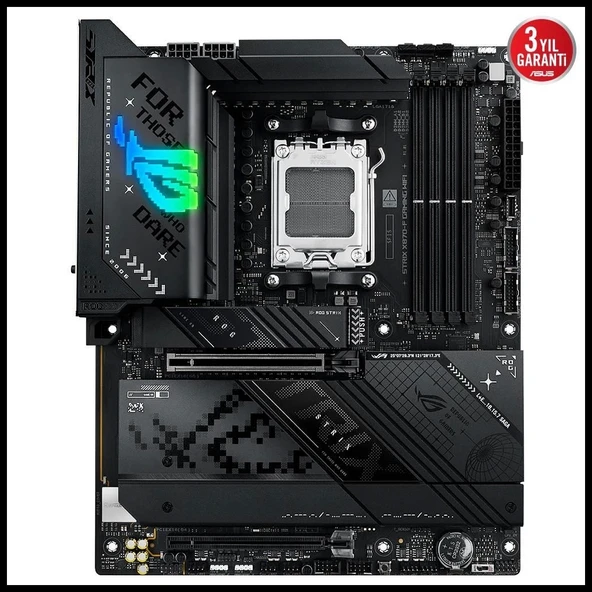 Asus Rog Strıx X870-f Gamıng Wıfı, 4xddr5, 4xm.2, Hdmı, Dp, Type-c, Wi-fi 7, Bluetooth V5.4, Am5 Soket Gamıng Anakart - 2