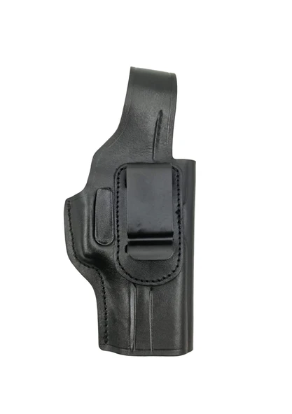 Glock 17 İçin Uygun Kemer İçi Mandallı Gerçek Deri Siyah Silah Kılıfı - 2