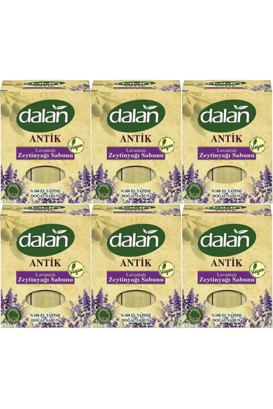 Dalan Antik Zeytin Yağlı Lavanta Sabunu El Yapımı 900 Gr x 6 Paket ürün görseli