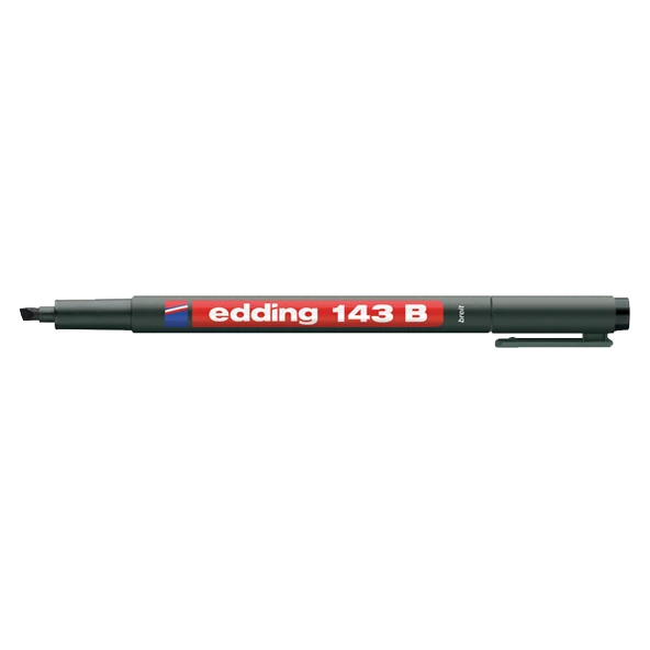 Edding Asetat Kalemi (10 adet)Permanent B Seri 1-3 MM Siyah 143 B