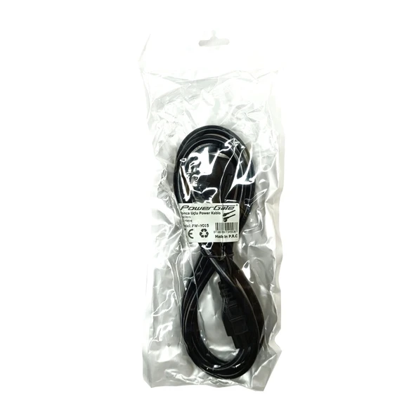 Powergate Pw-y015, 3lü Yonca Uç, 0,75mm, Power Kablosu, 1.5mt - 4