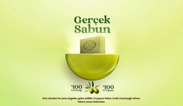 Dalan Antik Zeytin Yağlı Lavanta Sabunu El Yapımı 900 Gr x 4 Paket - Resim 5