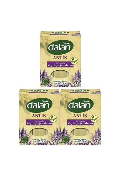 Dalan Antik Zeytin Yağlı Lavanta Sabunu El Yapımı 900 Gr x 3 Paket - 1