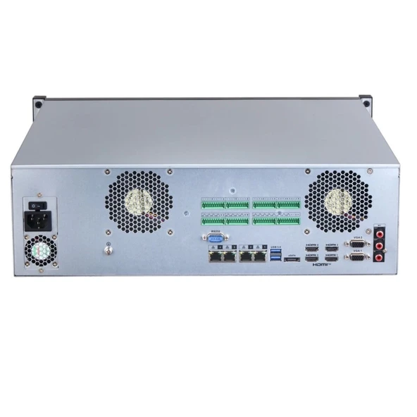 Dahua  Nvr616h-128-xı, 128kanal, 32mpix, H265+, 16 Hdd, 1080p Kayıt, 1024 Mbps Bant Genişliği, 4 Port 2500 Mbps Lan, Raı - 2