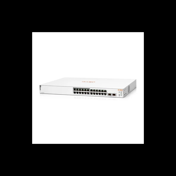 Hp Aruba Instant On, Jl813a, 1830-24g, 24port, Gigabit, 12 Port Poe 195w, 2 Port Gigabit Sfp, Yönetilebilir, Rack Mount