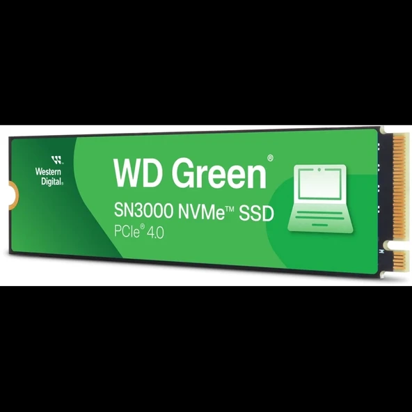 Wd Green Sn3000, Wds200t4g0e, 2tb, 5000/4000, Gen4, Nvme Pcıe M.2, Ssd