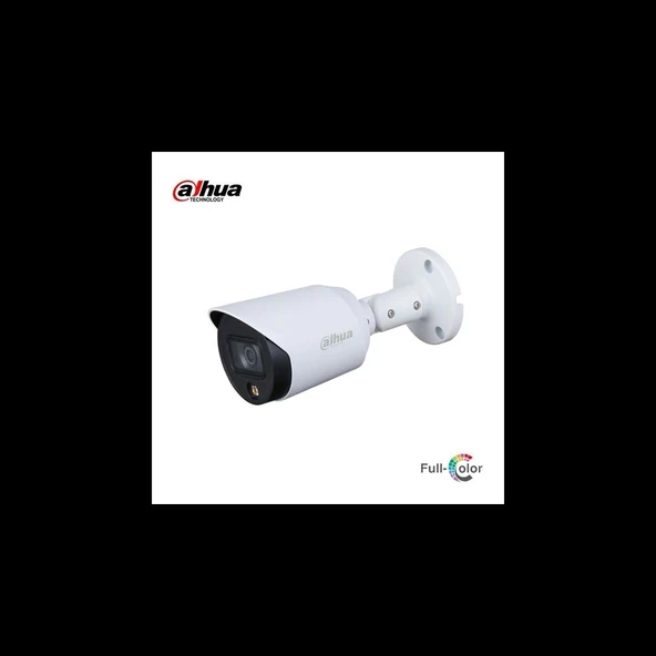 Dahua Hac-hfw1209c-led-0360b, 2mpix, 3.6mm Lens, 20 Mt Gece Görüşü, Full Color, 4 In 1, Ip67, Bullet Kamera