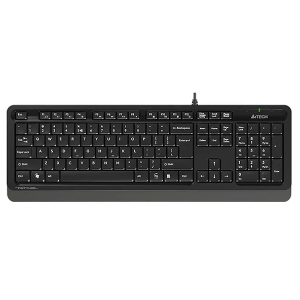 ONTECH - A4 Tech Fk10 Q Tr Mm Gri/siyah Usb Kablolu Klavye