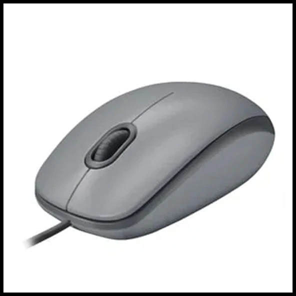 Logıtech 910-006760, M110 Gri, Usb Kablolu, 1000dpi, Optik, 3 Tuşlu, Sessiz Mouse