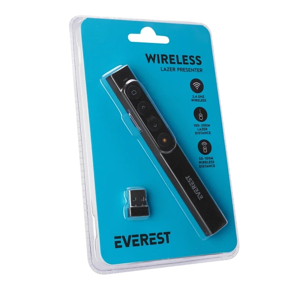 Everest Psn-19, Kablosuz, 2.4ghz, Profesyonel, Sunum Cihazı - 5