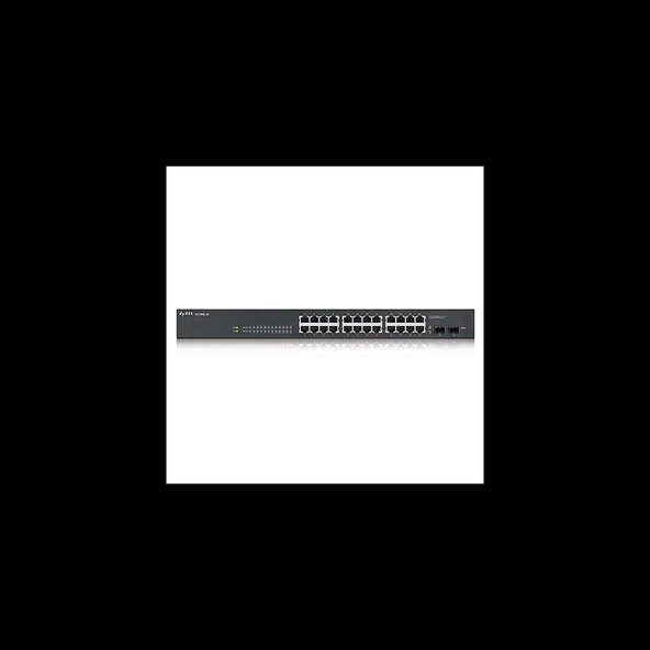 Zyxel Gs1900-24 24p, 24 Port, Gigabit, 2 Port Gigabit Sfp, Yönetilebilir, Rackmount Switch