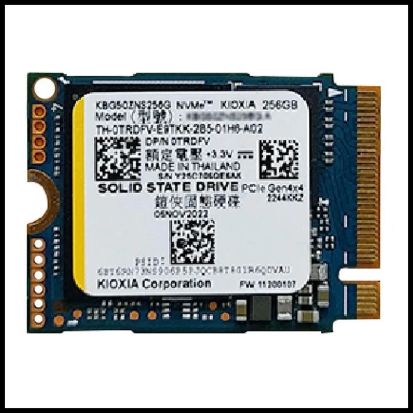 Kıoxıa Bics Flash, Kbg50zns256g, 256gb, 3400/1900, Gen4, Nvme Pcıe M.2 2230, Ssd (bulk-kutusuz) - 2