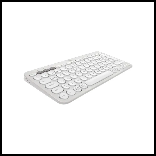 Logıtech K380s, Pebble Keys 2,  Beyaz, 920-011860, Bluetooth, Türkçe, Q, Multimedya, Mini Klavye - 2
