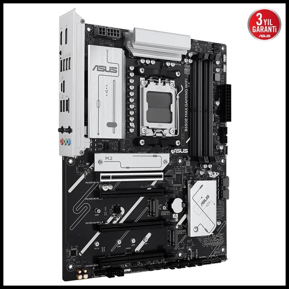 Asus B650e Max Gamıng Wıfı, 4xddr5, 3xm.2, Dp, Hdmı, Type-c, Wi-fi 6e, Bluetooth V5.3, Am5 Soket Gaming Anakart - 3