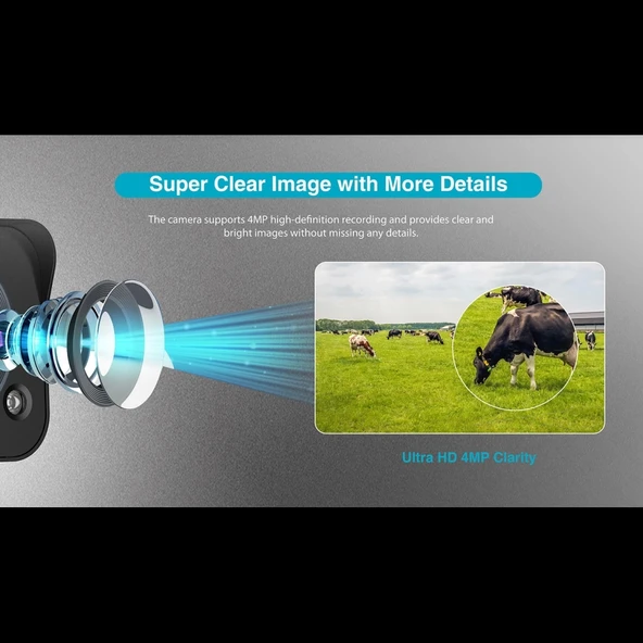 Dahua Ipc-hfw2441dg-4g-sp-b-max  4mpix, 3,6mm   Lens, H265+, 30mt Gece Görüşü, Dahili Mikrofon, Ip67,  Solar(güneş Enerj - 5