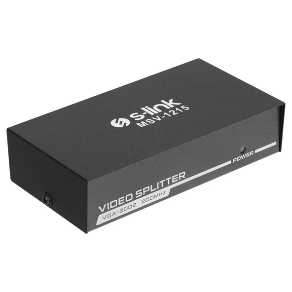 S-link Msv-1215, 2xvga, D-sub Monitör Çoklayıcı, 150mhz (1pc-2monitör) - 4