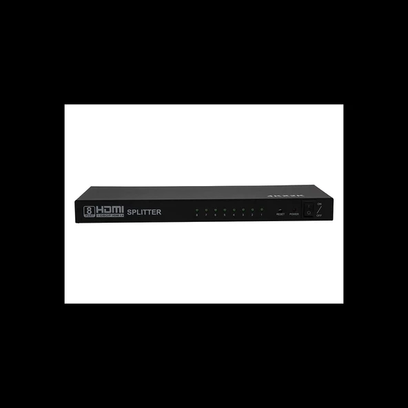 Hytech Hy-lu8, 8xhdmı, 2k-4k, Monitör Çoklayıcı, (1pc-8monitör)