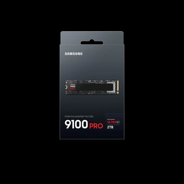 Samsung Mz-vap2t0bw, 9100 Pro, 2tb, 14700/13400, Gen5, Nvme Pcıe M.2 2280, Ssd (türkiye Distribütörü Garantili)