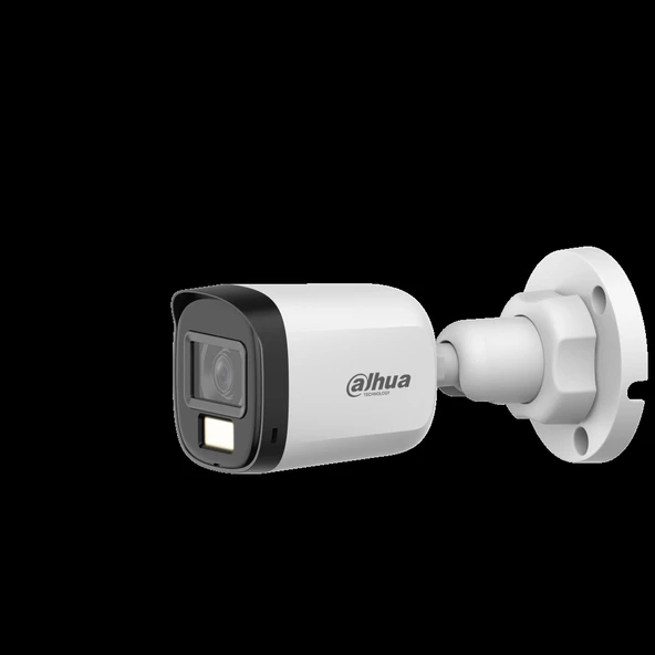 Dahua Hac-b1a21p-u-ıl-a-0360b, 2mpix, 3.6mm Lens, 25 Mt Gece Görüşü, Smart Dual Light, Dahili Mikrofon, Bullet Kamera
