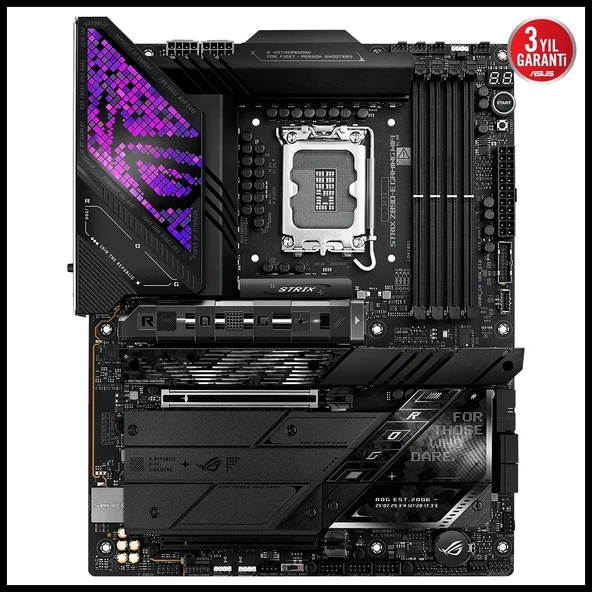 Asus Rog Strıx Z890-e Gamıng Wıfı, 8800mhz, 4xddr5, 7x M.2, Hdmı, Dp, 2xthunderbolt, 4xtype-c, Wi-fi 7, Bluetooth 5.4, I - 2