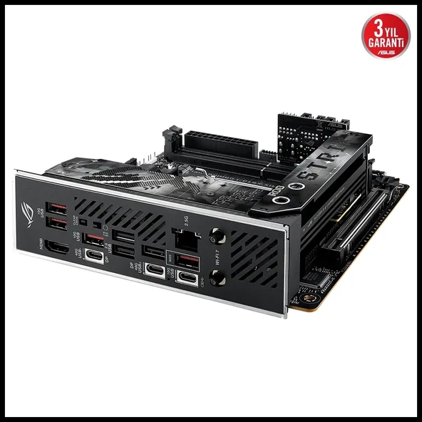 Asus Rog Strıx X870-ı Gamıng Wıfı, 2xddr5, 2xm.2, Hdmı, Dp, Type-c, Wi-fi 7, Bluetooth V5.4, Mini Itx, Am5 Soket Gamıng - 3